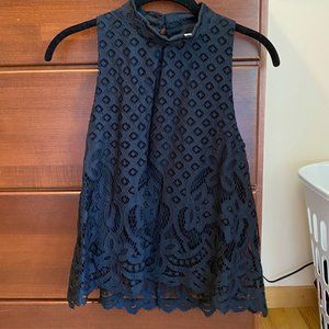 Love, Fire Lace Tank Top